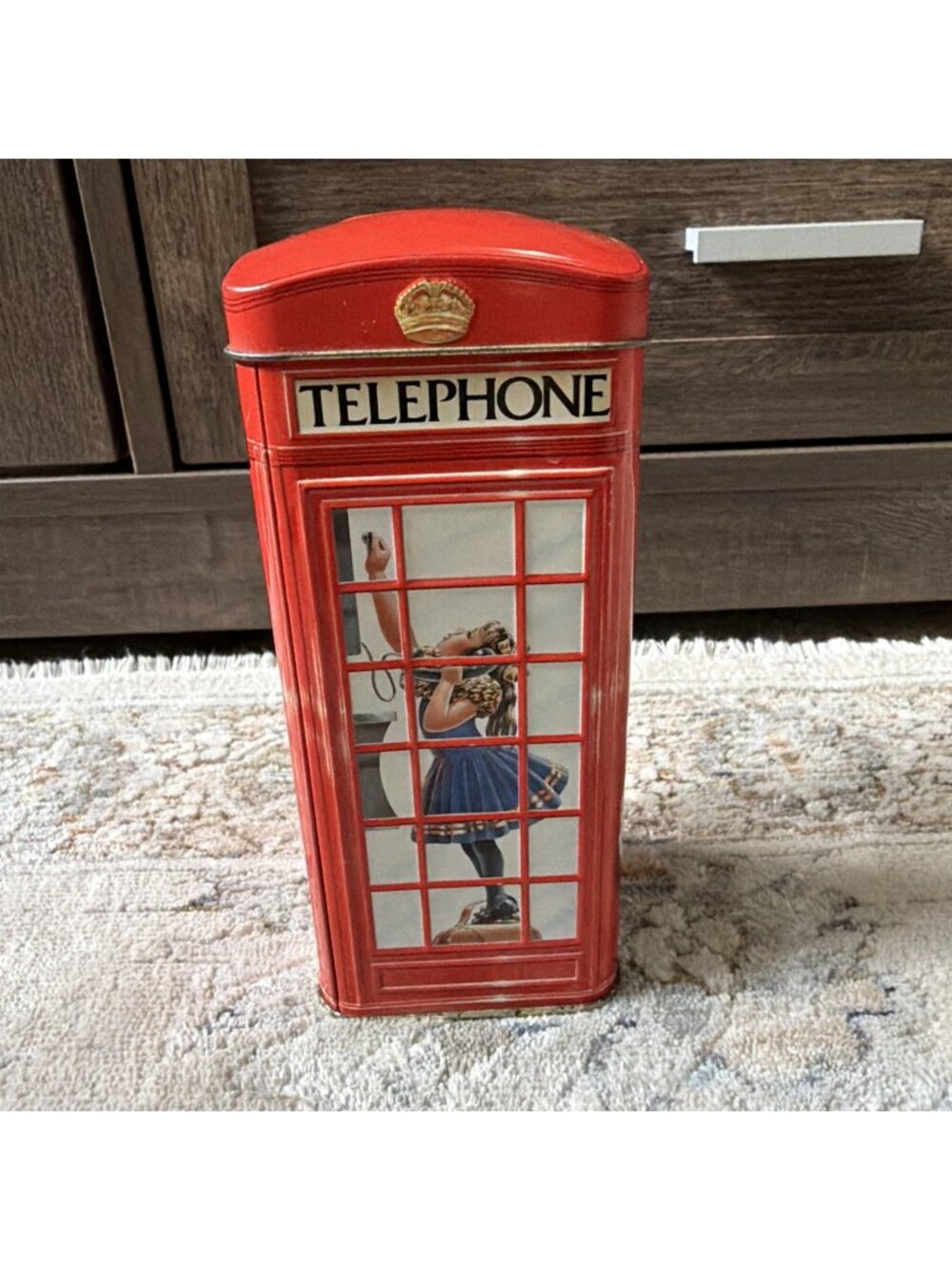 Heritage Of England Telephone Kiosk Money Bank Churchill’s English Toffees